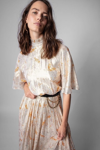 $Robe longue - Doré