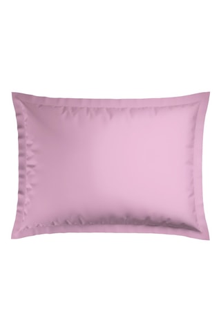 $2 taies d'oreiller en satin de coton 200 fils/cm² Les Carreaux d'Eléna - Rose