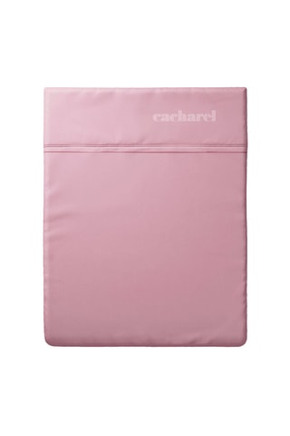$Drap plat en satin de coton 200 fils/cm² Aurore - Rose