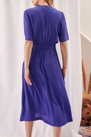 $Robe midi - 
Bleu