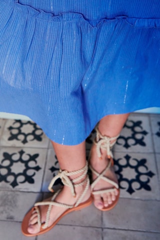 $Robe longue - 
Bleu