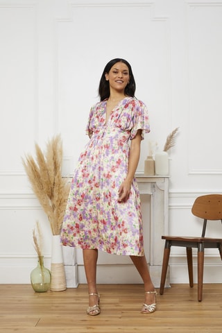 $Robe midi Reva - Blanc