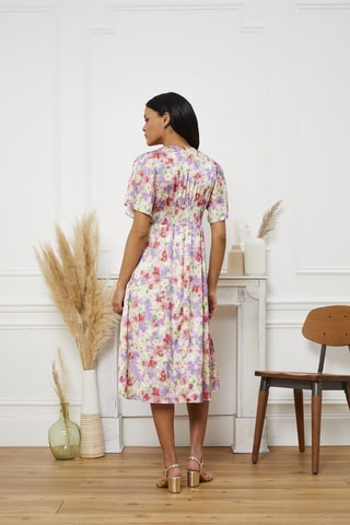 $Robe midi Reva - Blanc