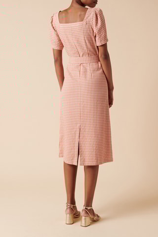 $Robe mi-longue - 
Rose