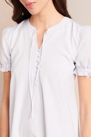 $Robe longue - 
Blanc