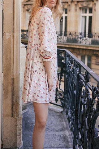 $Robe droite Blanc