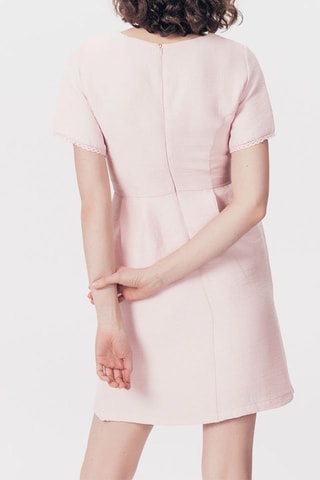 $Robe droite Richard Rose poudré