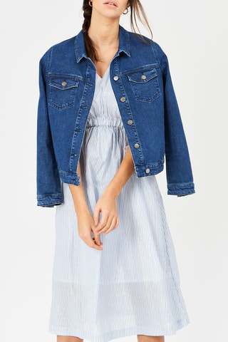 $Robe patineuse Azur et blanc