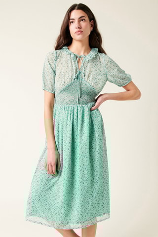 $Robe midi Romaine - Vert