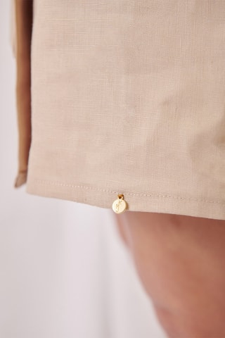 $Robe courte Rimila - Beige