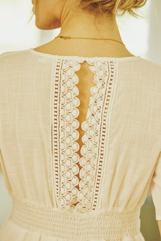 $Robe longue Renne - Blanc