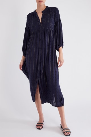$Robe chemise Reanne - Bleu