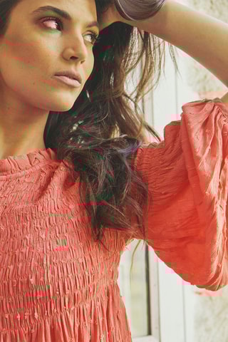 $Robe chemise Reanne - Orange