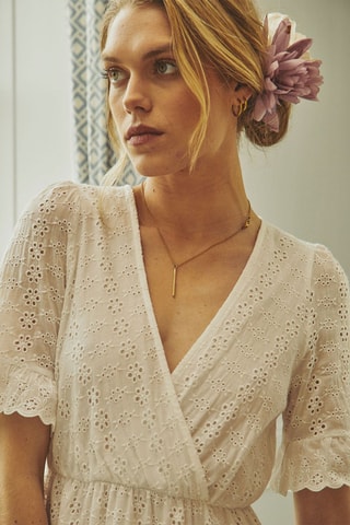 $Robe longue Rosiere - Blanc