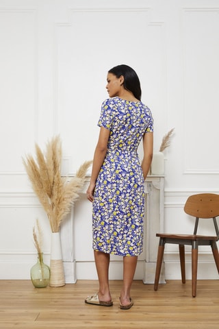 $Robe portefeuille Rekia - Mauve