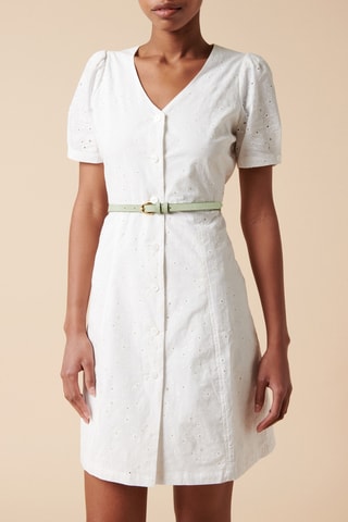 $Robe chemise - 
Blanc