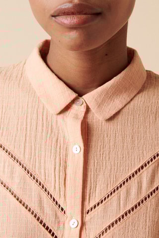 $Robe chemise - 
Rose