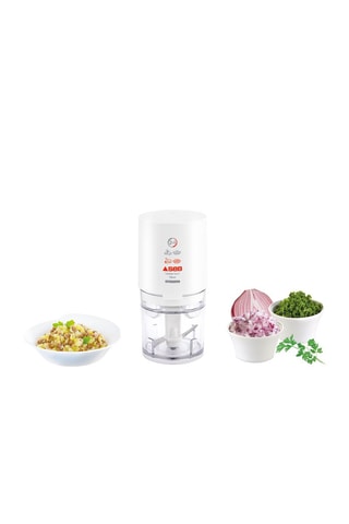 $Mini hachoir Valentin 2-en-1 compact - 100 ml - 220 W
