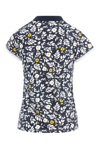 $Polo Biala - Bleu marine et jaune - Terre de Marins