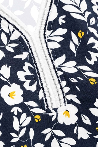 $Polo Biala - Bleu marine et jaune - Terre de Marins