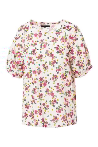 $Blouse Badiane - Blanc et rose 