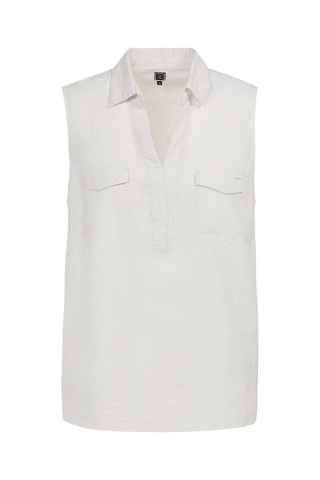 $Blouse en lin Esier - Blanc - Terre de Marins