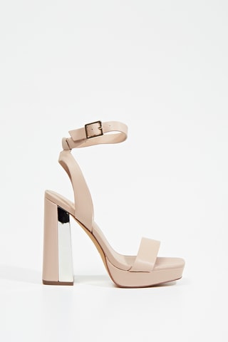 $Sandales à talons Priyah - Nude