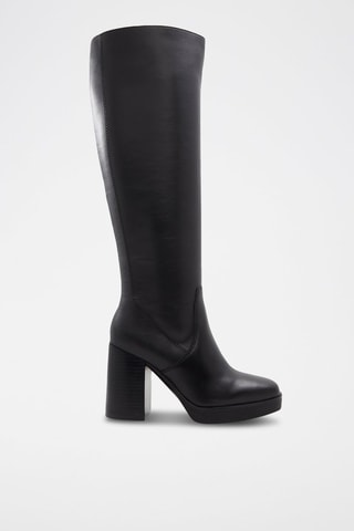 $Bottes en cuir Equine - Noir