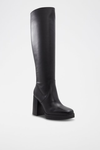 $Bottes en cuir Equine - Noir