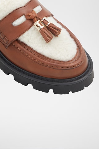 $Mocassins plateformes en cuir Ola - Camel