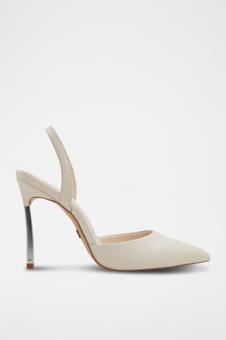 $Escarpins en cuir de mouton Shimmy - Beige