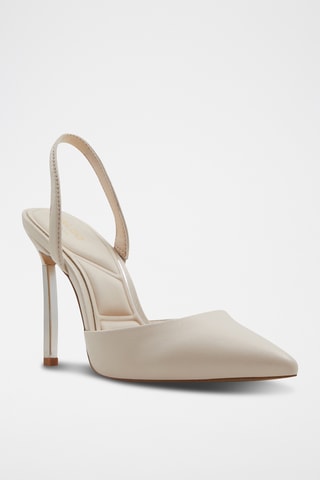 $Escarpins en cuir de mouton Shimmy - Beige
