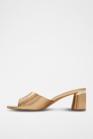 $Mules à talons Par - Doré