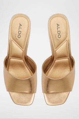 $Mules à talons Par - Doré