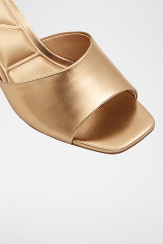 $Mules à talons Par - Doré