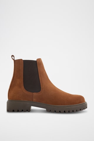 $Bottines Chelsea en nubuck Adalitlan - Marron