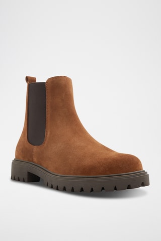 $Bottines Chelsea en nubuck Adalitlan - Marron
