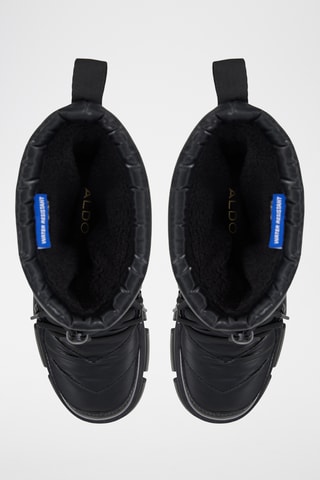 $Bottines plateformes en cuir Nordica - Noir