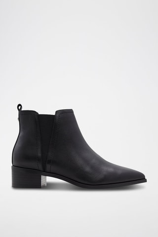 $Bottines Chelsea en cuir Peppertree - Noir