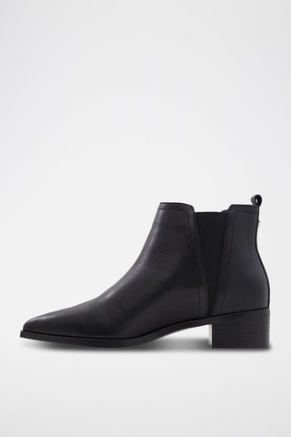 $Bottines Chelsea en cuir Peppertree - Noir