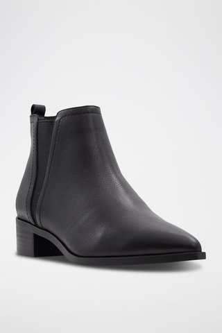 $Bottines Chelsea en cuir Peppertree - Noir