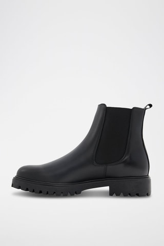 $Bottines Chelsea en cuir Adalitlan - Noir