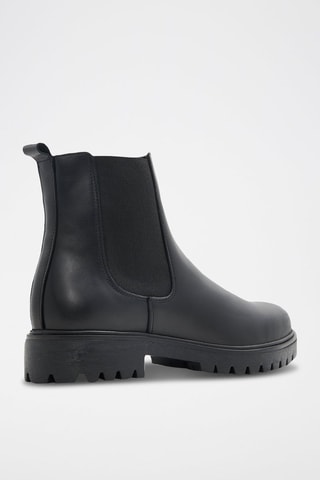 $Bottines Chelsea en cuir Adalitlan - Noir