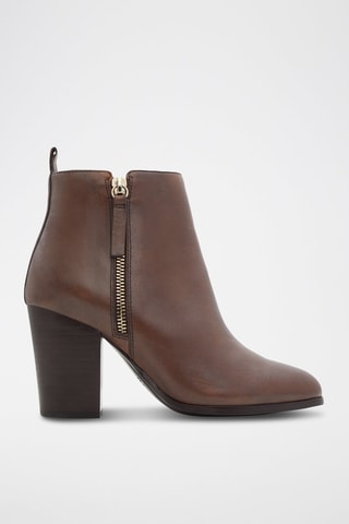 $Bottines en cuir Noemieflex - Marron