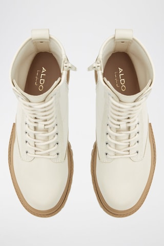 $Bottines en cuir Nane - Blanc