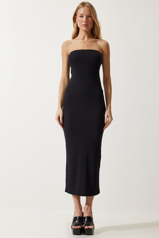 $Robe bustier - 
Noir