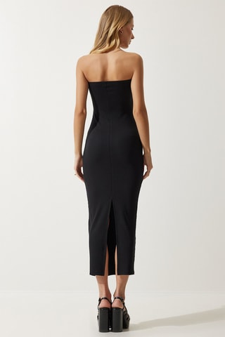 $Robe bustier - 
Noir