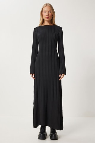 $Robe longue - Noir