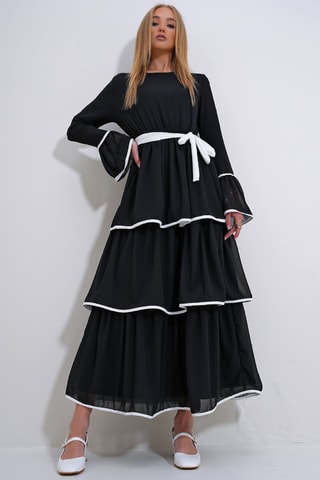 $Robe longue - Noir