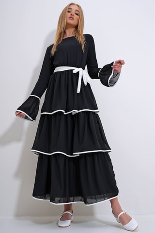 $Robe longue - Noir